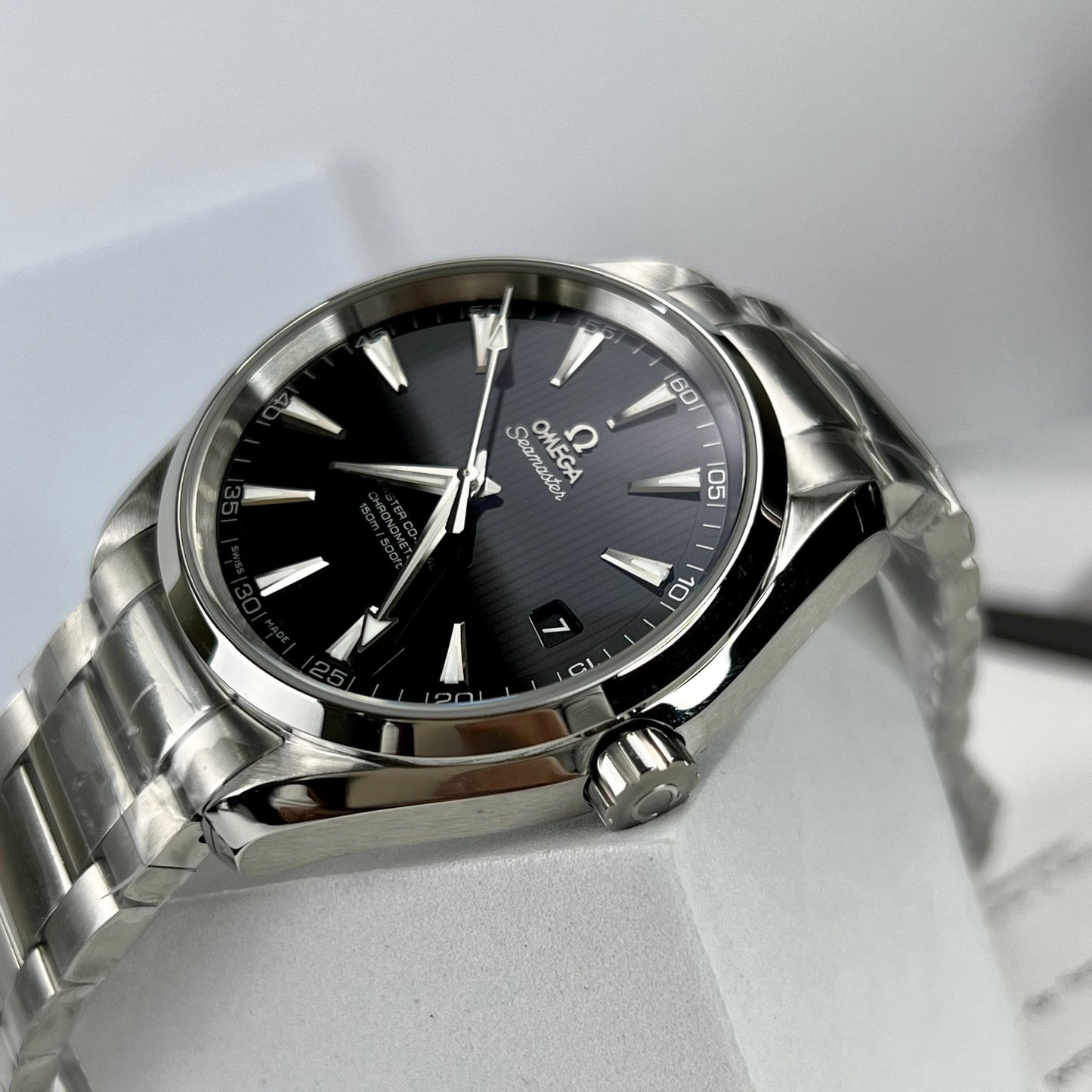 Omega Seamaster 220.10.41.21.01.001 1:1 Best Edition VS Factory quadrante nero versione più recente