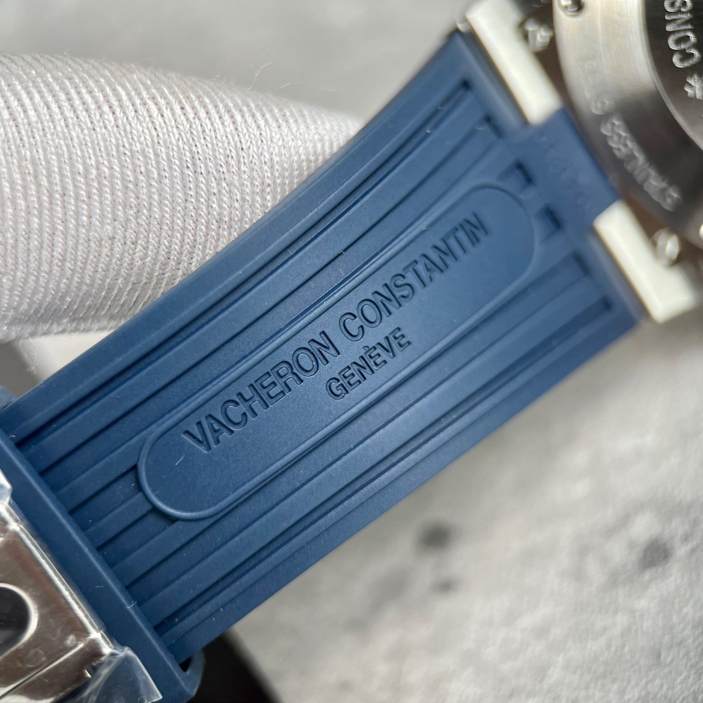 Vacheron Constantin Overseas 47450/000W-9511 TWA Factory 1:1 Best Edition Blue Dial Rubber Strap