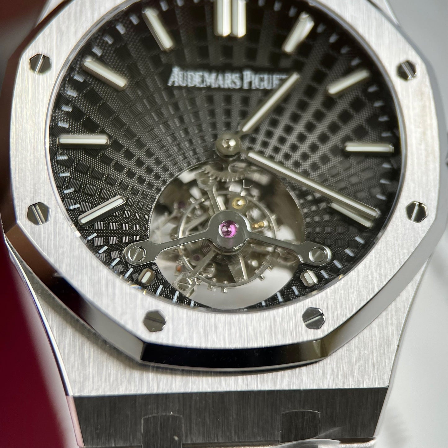 Audemars Piguet Royal Oak Tourbillon 26510PT.OO.1220PT.01 1:1 Best Edition R8 Quadrante grigio di fabbrica