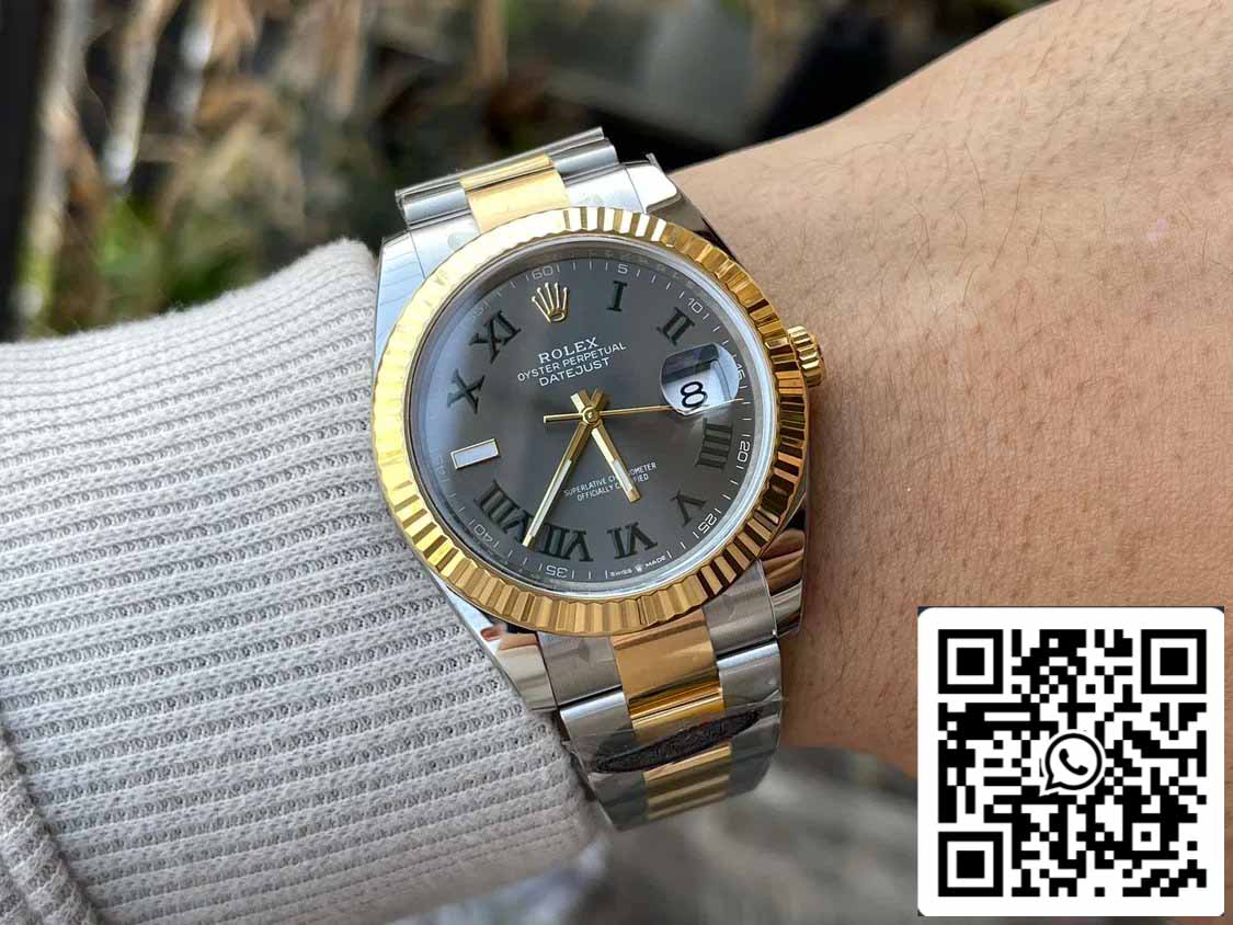 Rolex Datejust M126333-0019 1:1 Mejor edición Clean Factory 41 mm Esfera Wimbledon Correa Oyster