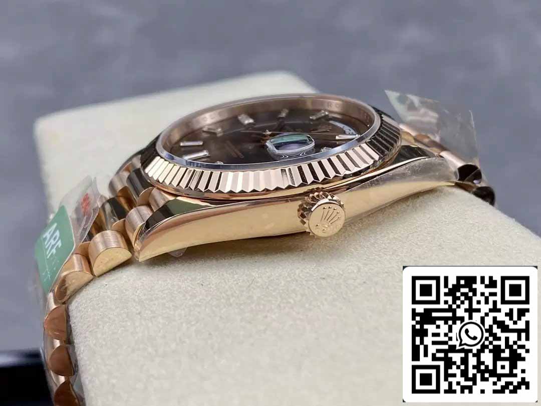 Rolex Day Date 40 M228235-0003 Quadrante cioccolato 1:1 Migliore edizione AR Factory 3255 Movimento