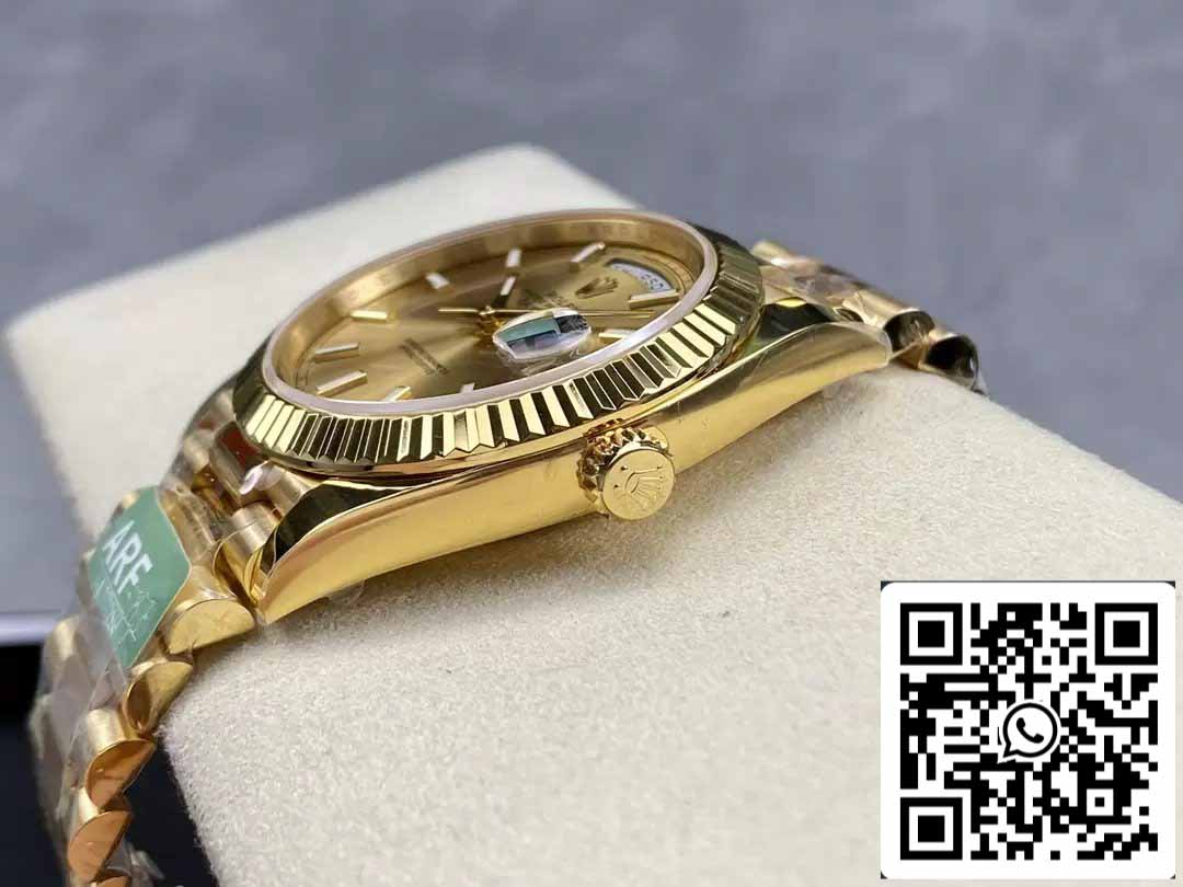 Rolex Day Date 40 M228238-0003 Esfera de oro amarillo 1:1 Mejor edición AR Factory 3255 Movimiento