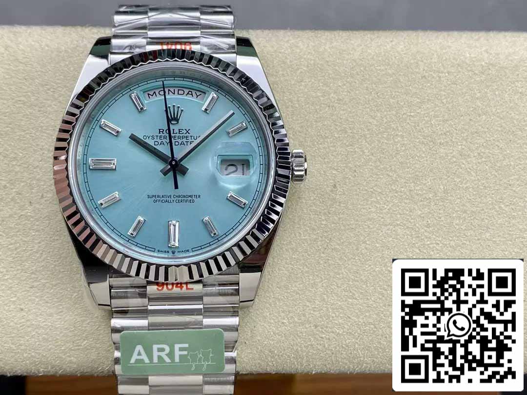 Rolex Day Date 40 M228236-0006 Tiffany Quadrante 1:1 Best Edition AR Factory 3255 Movimento