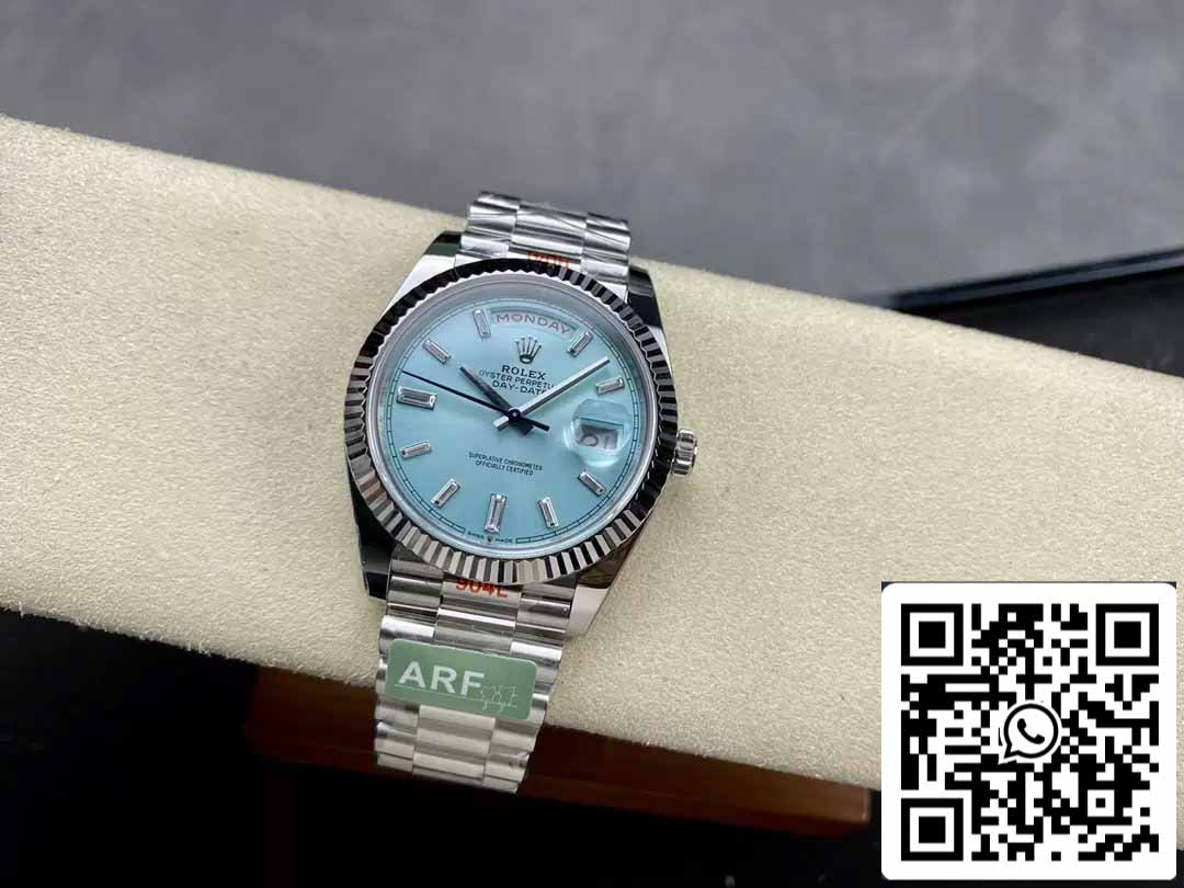 Rolex Day Date 40 M228236-0006 Tiffany Quadrante 1:1 Best Edition AR Factory 3255 Movimento