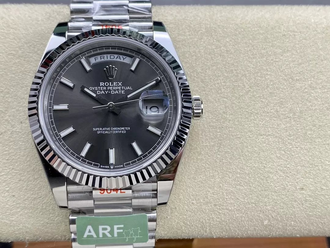 Rolex Day Date 40 M228239-0060 Esfera gris 1:1 Mejor edición AR Factory 3255 Movimiento