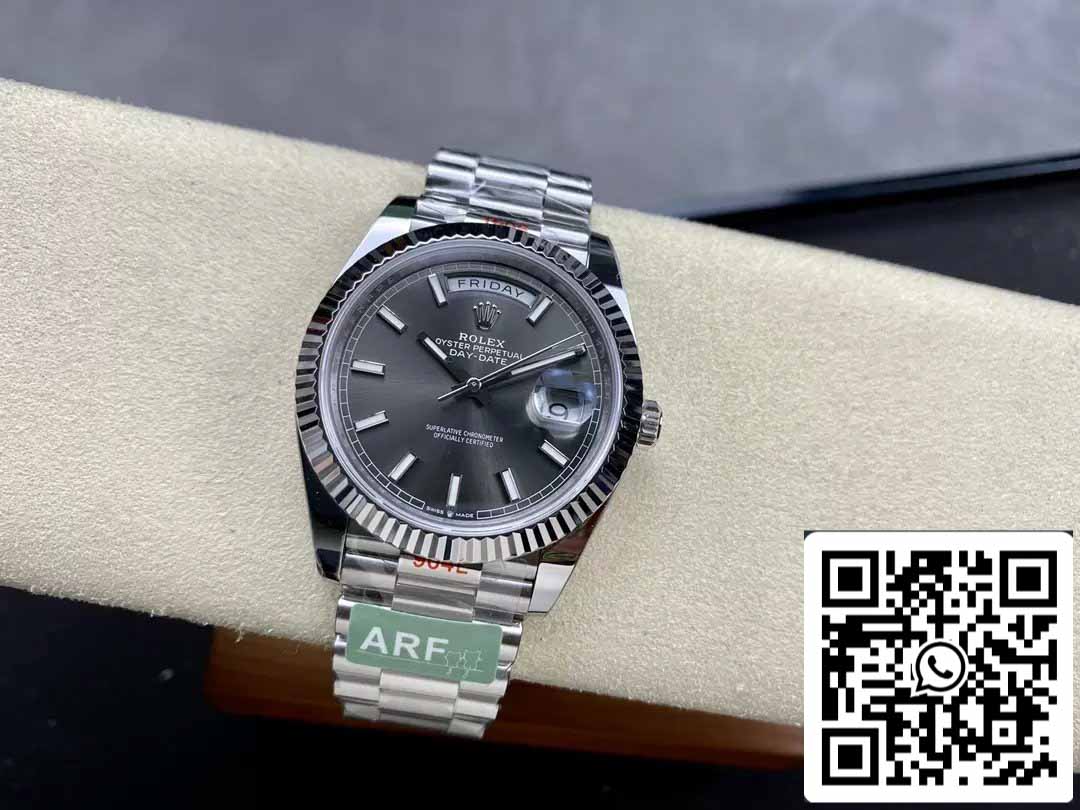 Rolex Day Date 40 M228239-0060 Esfera gris 1:1 Mejor edición AR Factory 3255 Movimiento