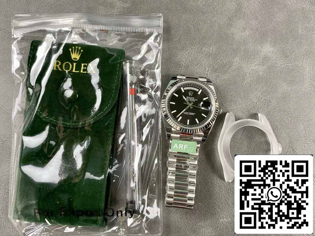 Rolex Day Date 40 M228239-0004 Quadrante nero 1:1 Best Edition AR Factory 3255 Movimento