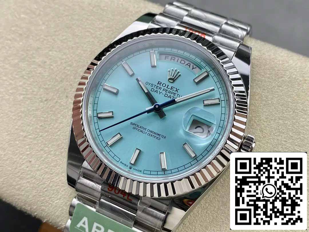 Rolex Day Date 40 M228236-0018 Tiffany Quadrante 1:1 Best Edition AR Factory 3255 Movimento