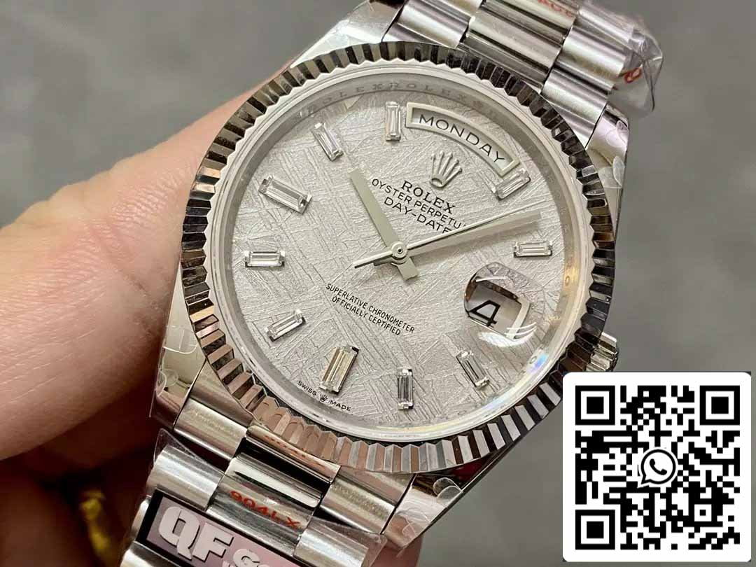 Rolex Day Date 40 M228236-0011 Meteorite Diamond Dial1:1 Best Edition QF Factory 183 grammi