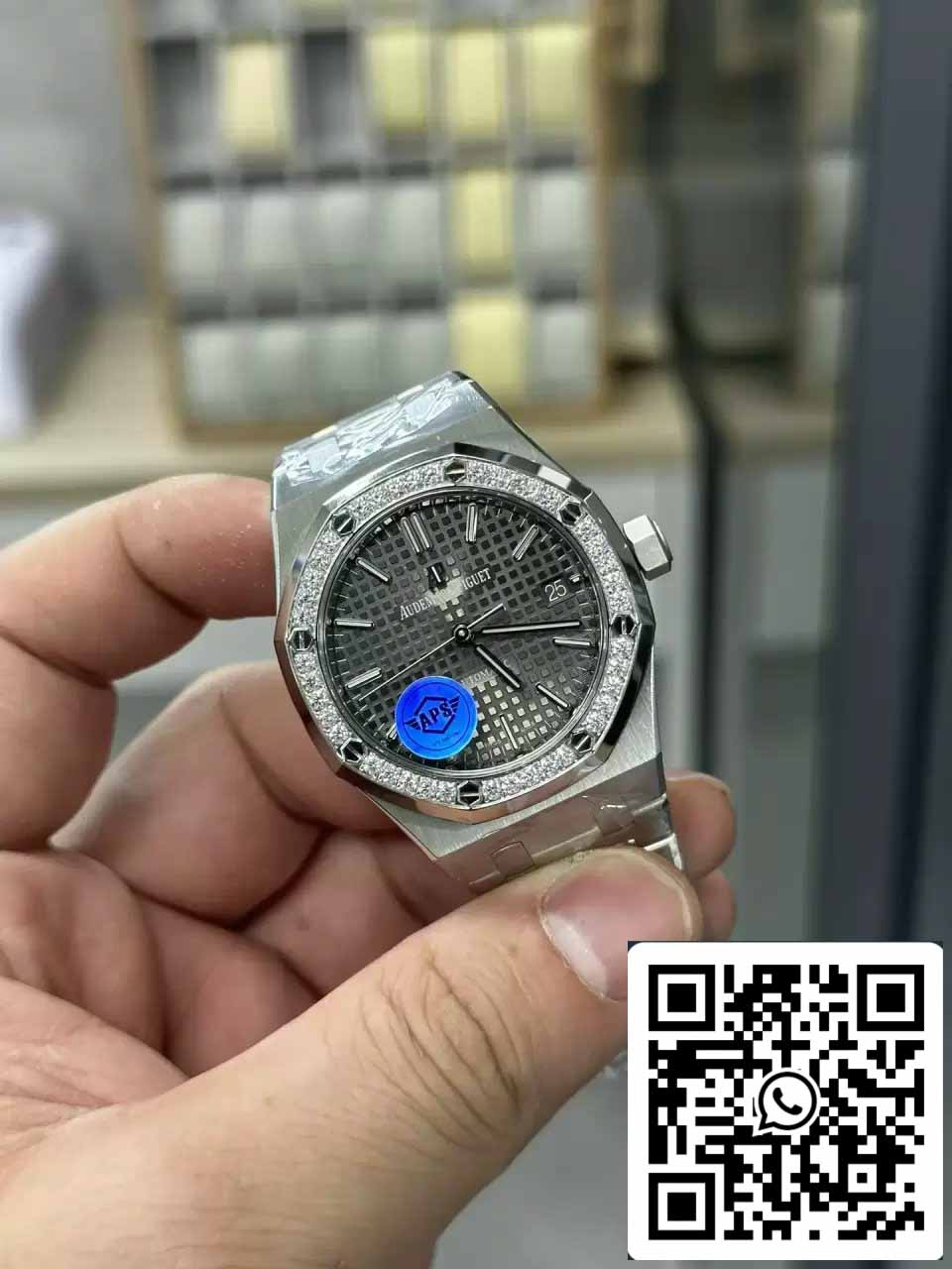 Audemars Piguet 15451ST.ZZ.1256ST.02 APS Factory 1:1 Mejor Edición Esfera Gris