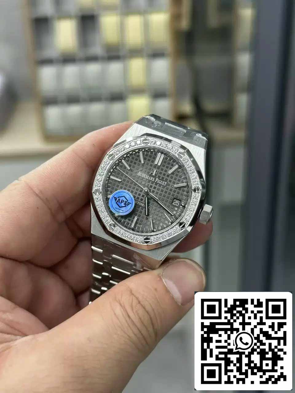 Audemars Piguet 15451ST.ZZ.1256ST.02 APS Factory 1:1 Mejor Edición Esfera Gris