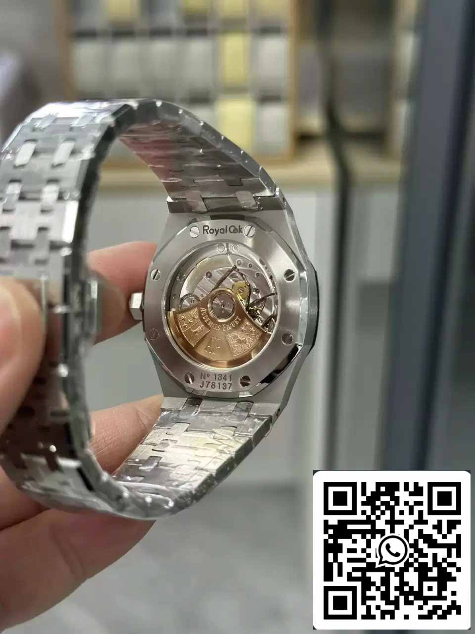 Audemars Piguet 15451ST.ZZ.1256ST.02 APS Factory 1:1 Mejor Edición Esfera Gris