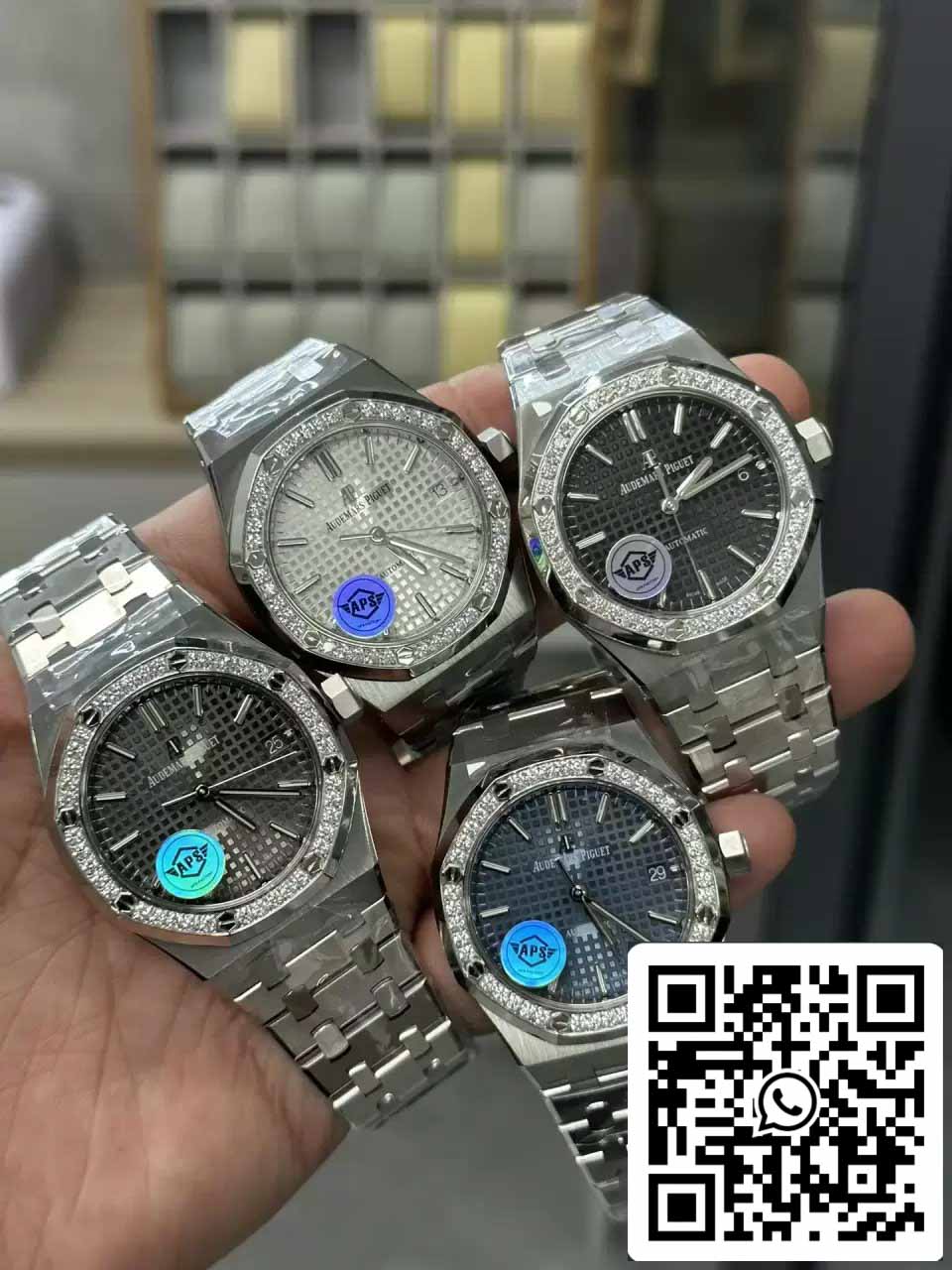 Audemars Piguet 15451ST.ZZ.1256ST.02 APS Factory 1:1 Mejor Edición Esfera Gris