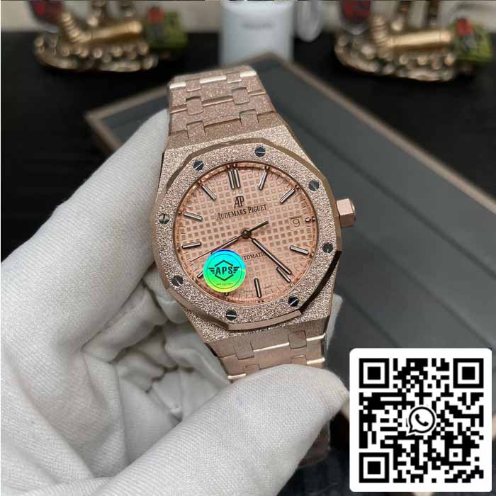 Audemars Piguet 15454OR.GG.1259OR.03 Frost Gold 1:1 best edition APS Factory Rose Gold dial Rose gold