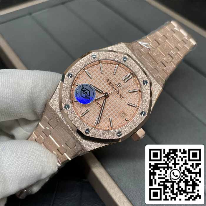 Audemars Piguet 15454OR.GG.1259OR.03 Frost Gold 1:1 mejor edición APS Factory Esfera de oro rosa Oro rosa