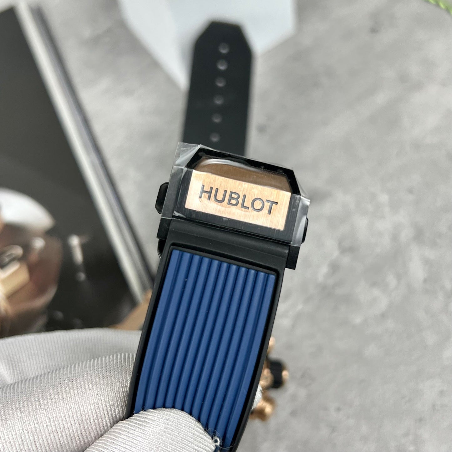 Hublot Big Bang Unico 421.OL.5180.RX 44mm 1:1 Migliore edizione BBF Cinturino blu di fabbrica 