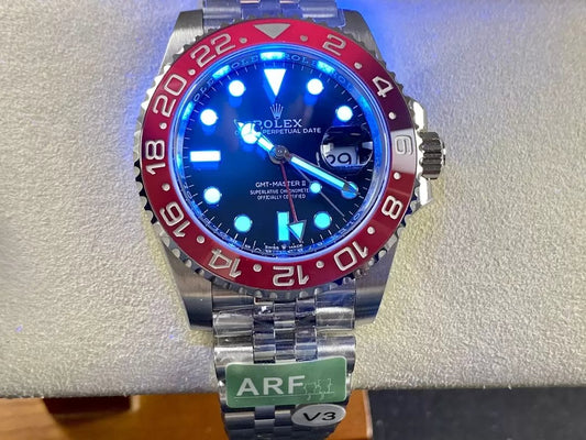 Rolex GMT Master II M126710BLRO-0001 Pepsi 1:1 Mejor edición de AR Factory V3 Upgrade