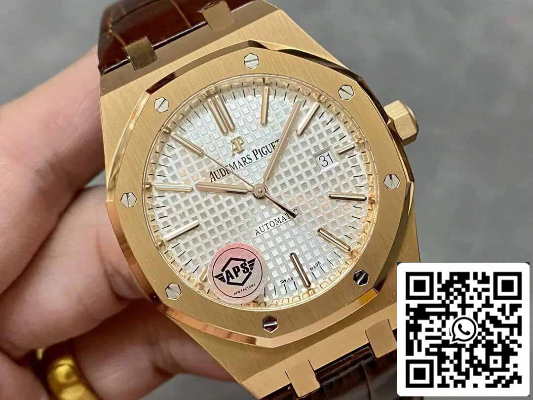 Audemars Piguet Royal Oak 15400OR.OO.D088CR.01 APS Factory V3 1:1 Best Edition quadrante bianco 