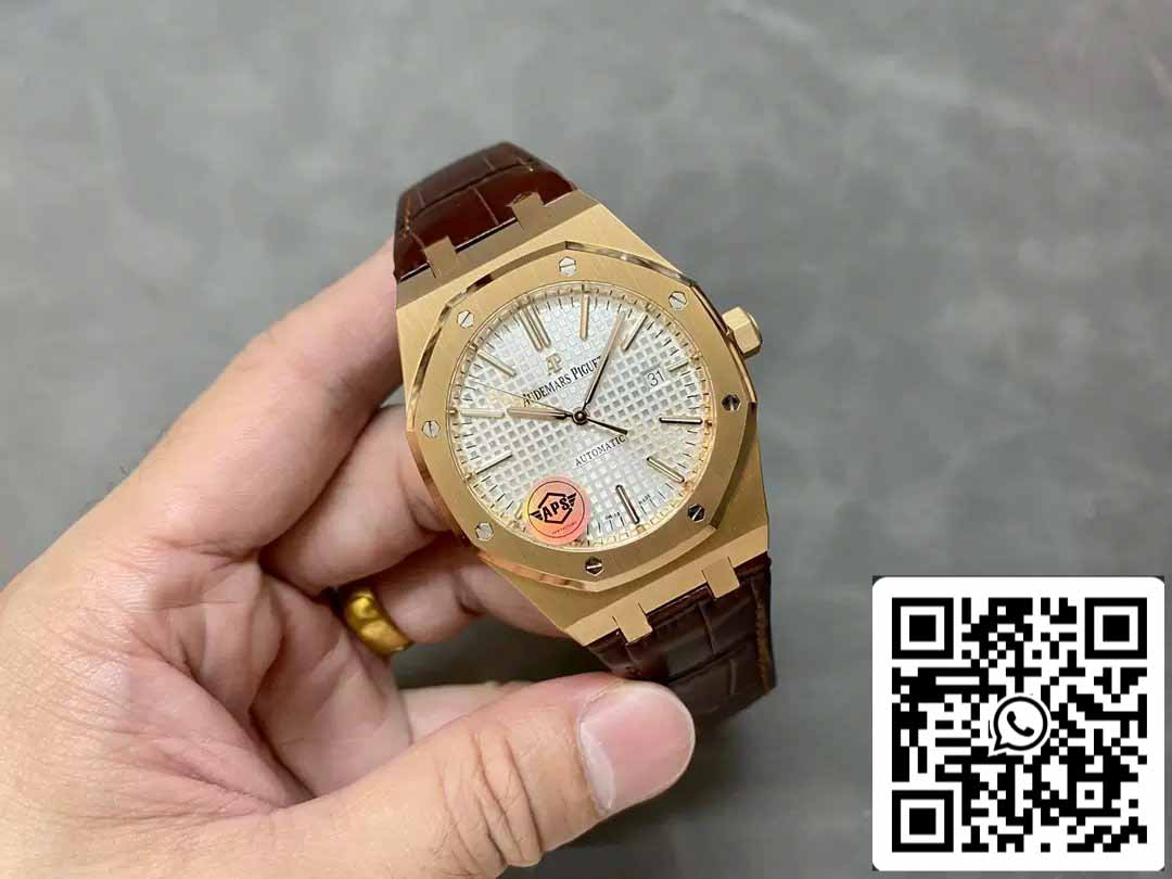 Audemars Piguet Royal Oak 15400OR.OO.D088CR.01 APS Factory V3 1:1 Best Edition quadrante bianco 