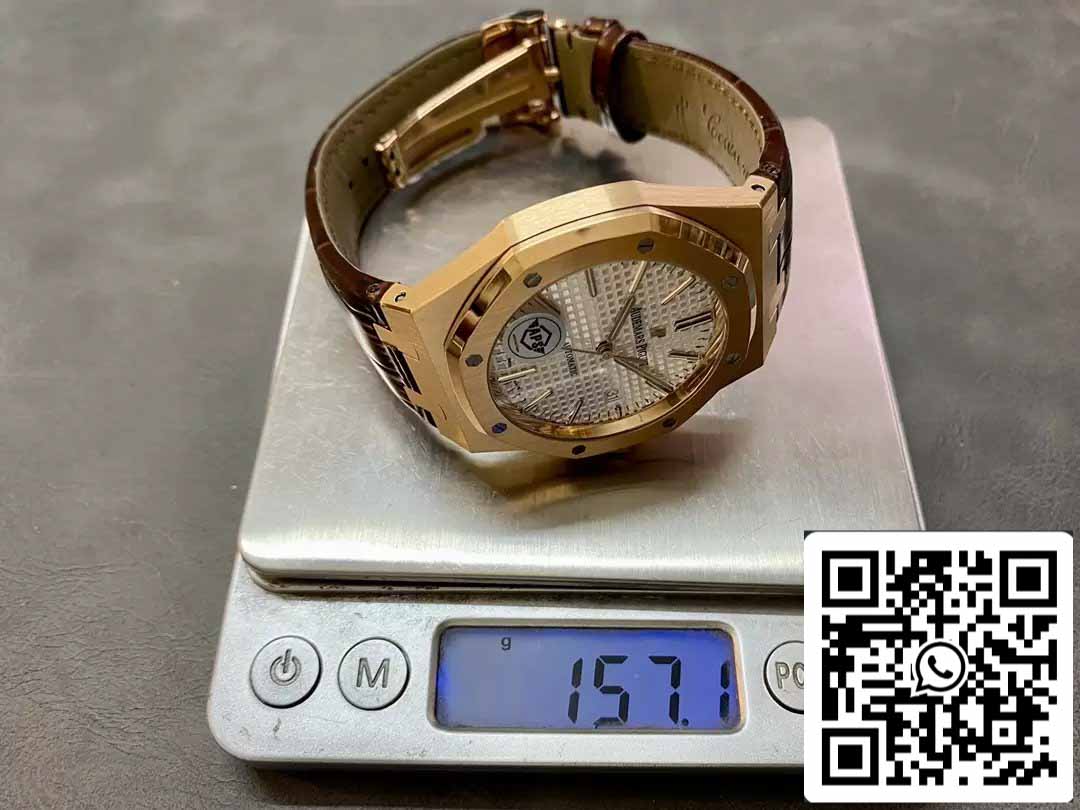 Audemars Piguet Royal Oak 15400OR.OO.D088CR.01 APS Factory V3 1:1 Best Edition quadrante bianco 