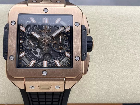 Hublot SQUARE BANG UNICO 821.OX.0180.RX 1:1 Migliore edizione BBF Factory