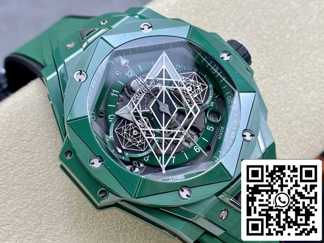 Hublot Big Bang Sang Bleu II 418.GX.5207.RX.MXM22 1:1 Best Edition BBF Factory Green Ceramic 