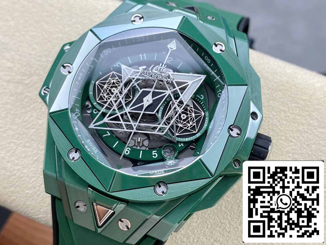 Hublot Big Bang Sang Bleu II 418.GX.5207.RX.MXM22 1:1 Best Edition BBF Factory Green Ceramic