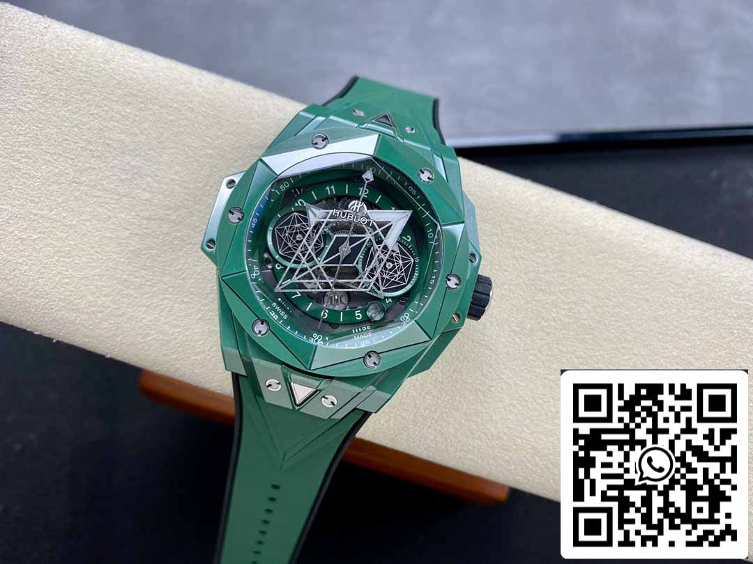 Hublot Big Bang Sang Bleu II 418.GX.5207.RX.MXM22 1:1 Best Edition BBF Factory Green Ceramic 