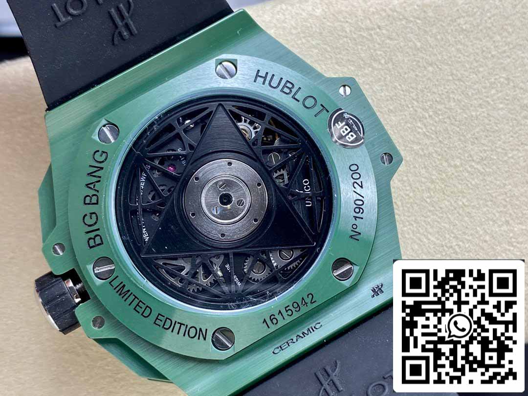 Hublot Big Bang Sang Bleu II 418.GX.5207.RX.MXM22 1:1 Best Edition BBF Factory Green Ceramic 