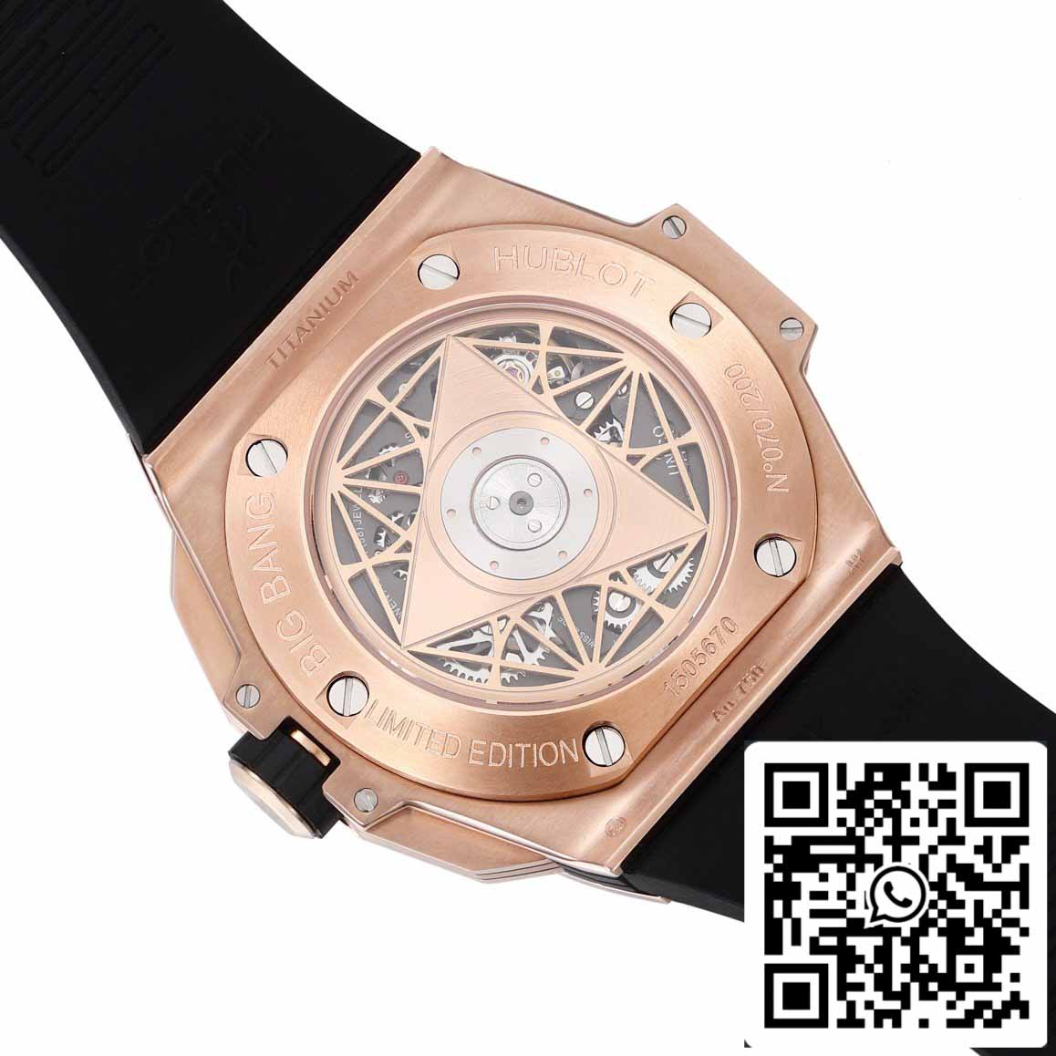 Hublot Big Bang Sang Bleu 418.OX.2001.RX.MXM20 1:1 Mejor Edición BBF Factory Oro Rosa