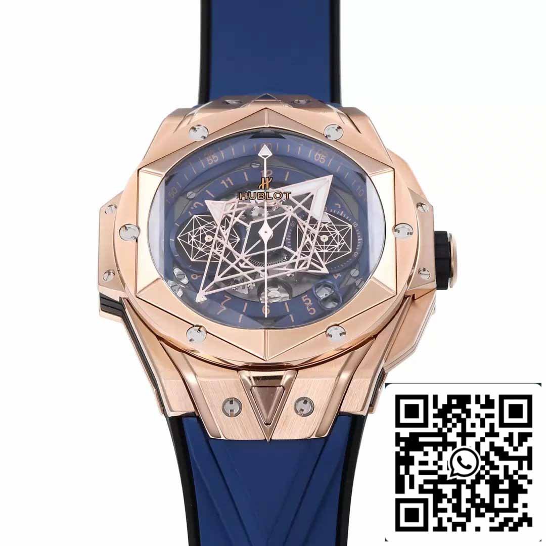 Hublot Big Bang Sang Bleu 418.OX.5108.RX.MXM20 1:1 Mejor Edición BBF Factory Correa Azul