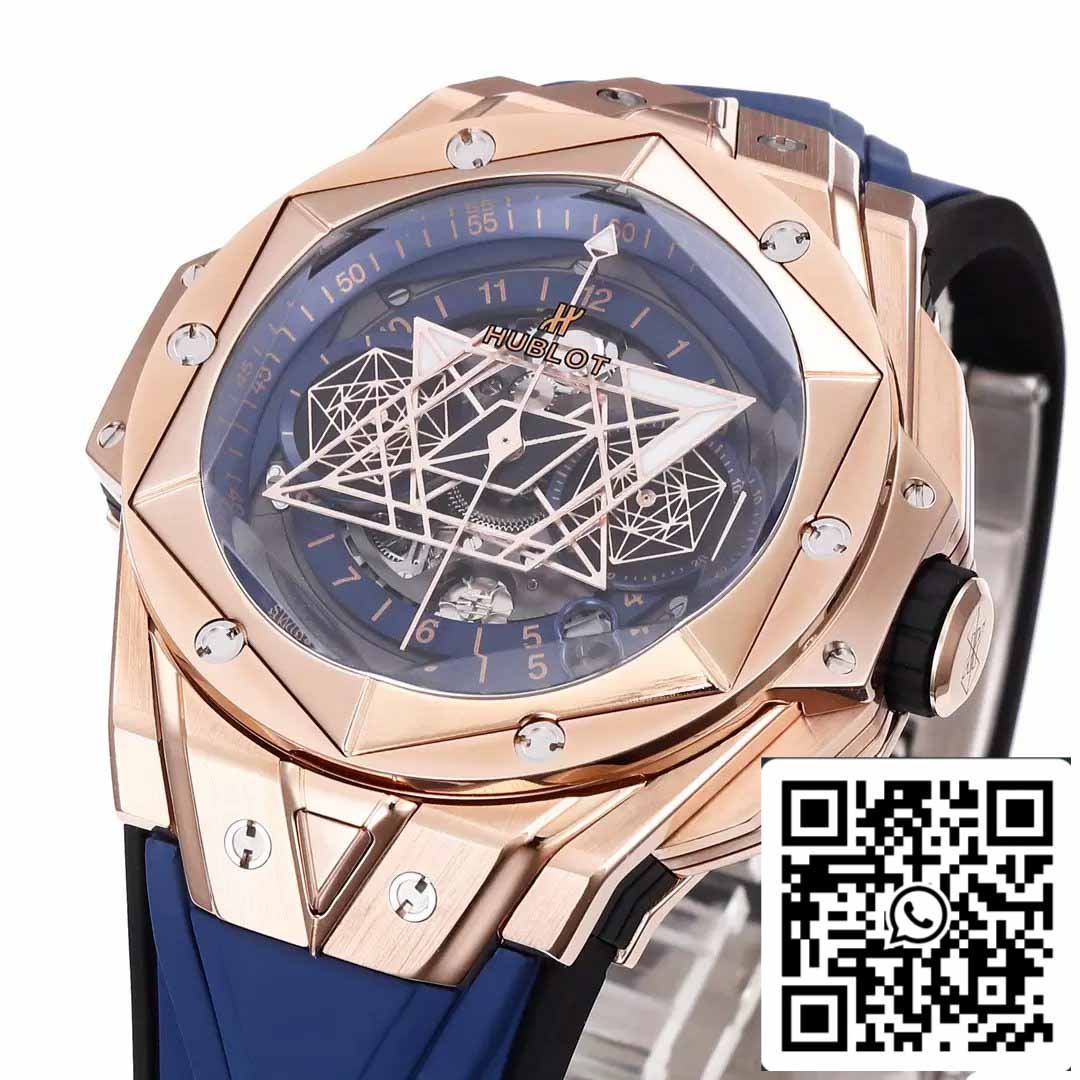 Hublot Big Bang Sang Bleu 418.OX.5108.RX.MXM20 1:1 Mejor Edición BBF Factory Correa Azul