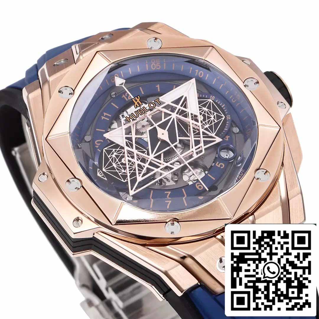 Hublot Big Bang Sang Bleu 418.OX.5108.RX.MXM20 1:1 Mejor Edición BBF Factory Correa Azul