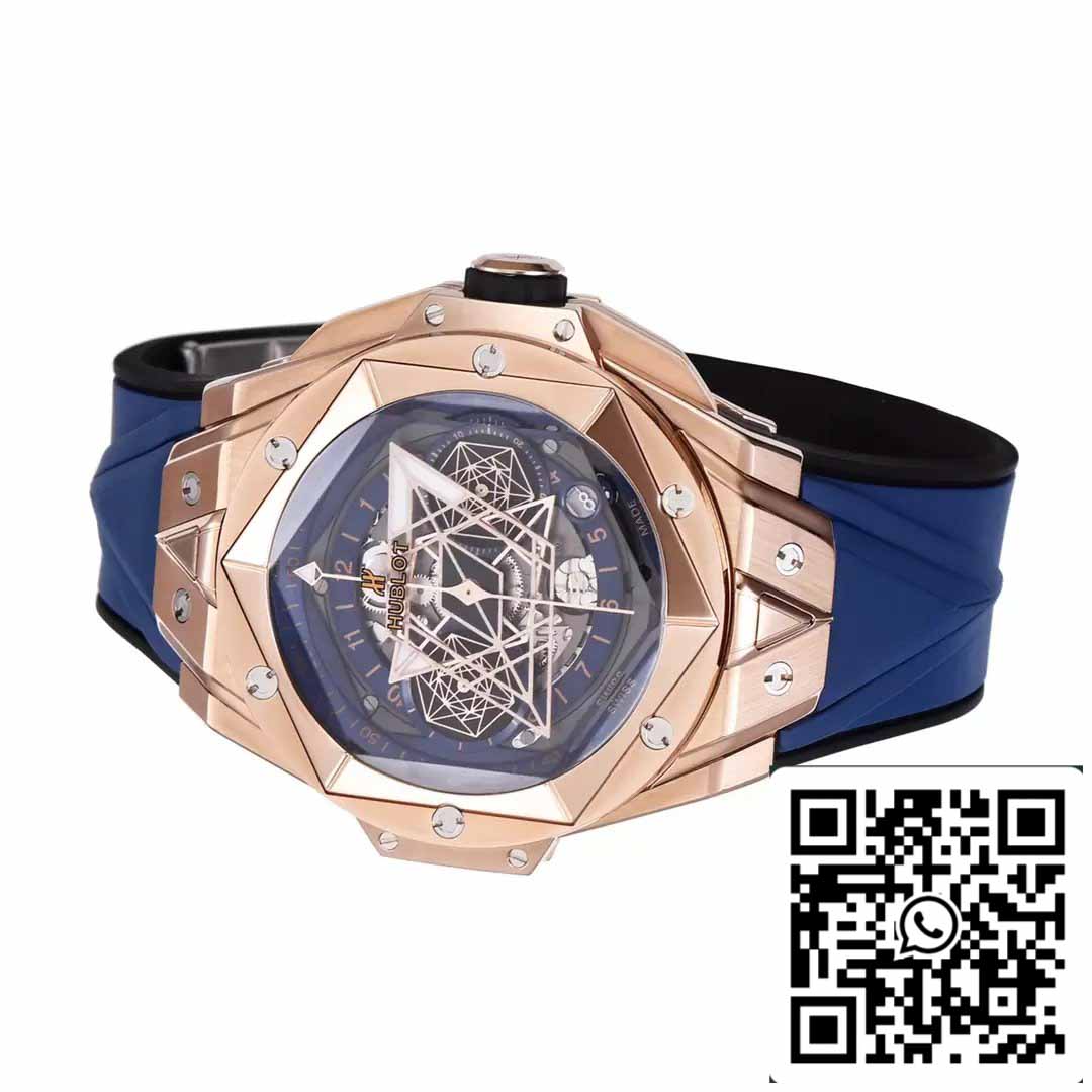 Hublot Big Bang Sang Bleu 418.OX.5108.RX.MXM20 1:1 Mejor Edición BBF Factory Correa Azul