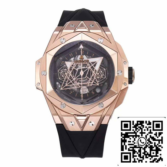 Hublot Big Bang Sang Bleu 418.OX.1108.RX.MXM19 1:1 Mejor Edición BBF Factory Correa Negra