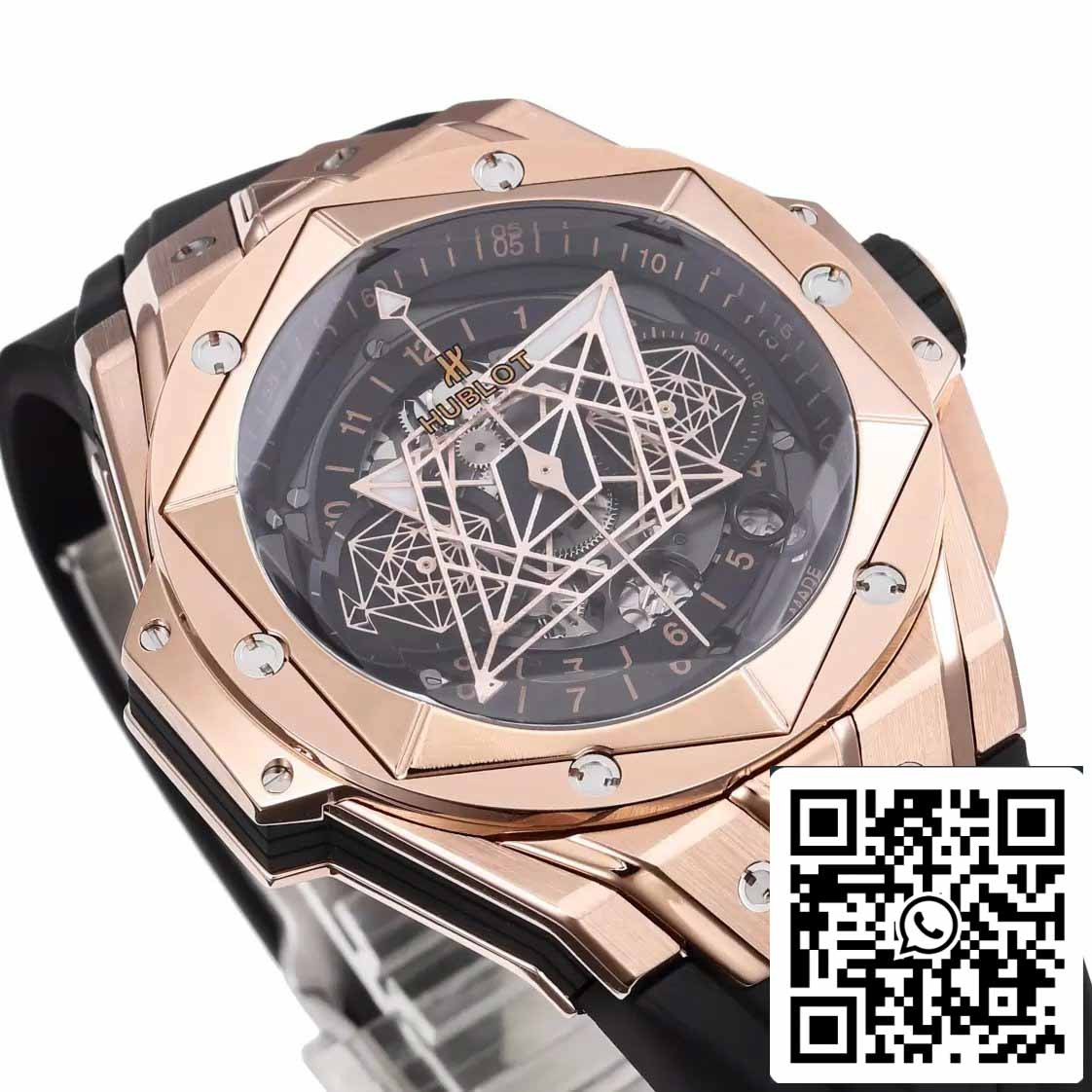 Hublot Big Bang Sang Bleu 418.OX.1108.RX.MXM19 1:1 Best Edition BBF Factory Black Strap