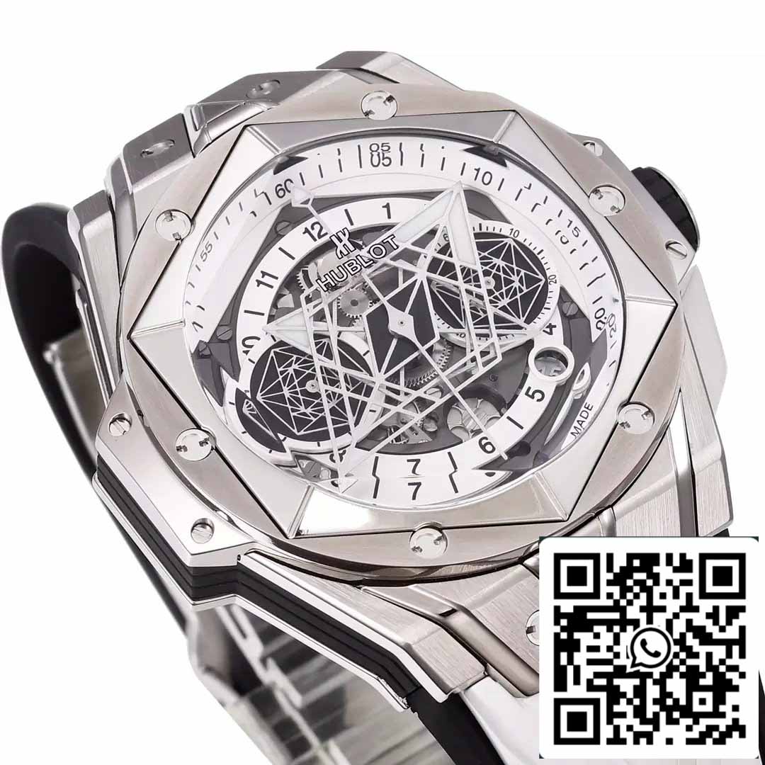 Hublot Big Bang Sang Bleu 418.NX.2001.RX.MXM20 1:1 Best Edition BBF Factory cinturino bianco 