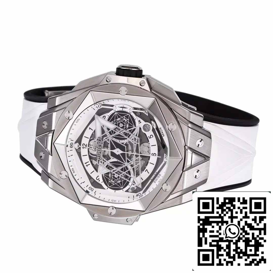 Hublot Big Bang Sang Bleu 418.NX.2001.RX.MXM20 1:1 Best Edition BBF Factory cinturino bianco 