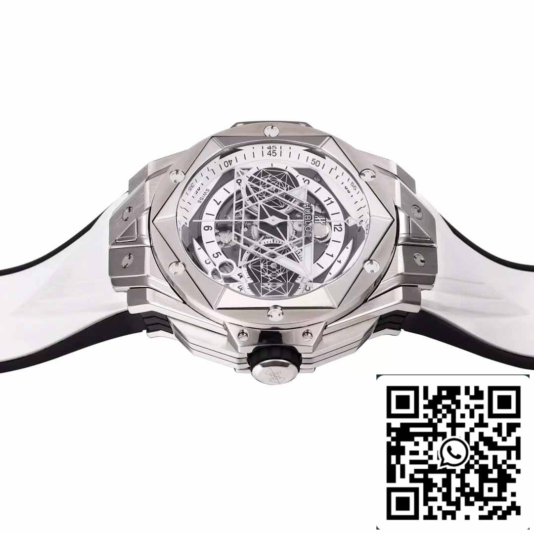 Hublot Big Bang Sang Bleu 418.NX.2001.RX.MXM20 1:1 Best Edition BBF Factory cinturino bianco 