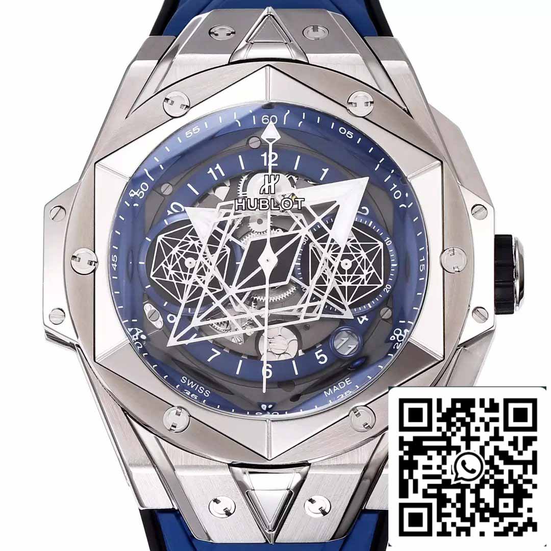 Hublot Big Bang Sang Bleu 418.NX.5107.RX.MXM20 1:1 Mejor Edición BBF Factory Correa Azul 