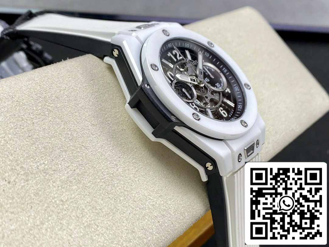 Hublot Big Bang Unico 411.HX.1170.RX 1:1 Best Edition BBF Factory ceramica bianca 