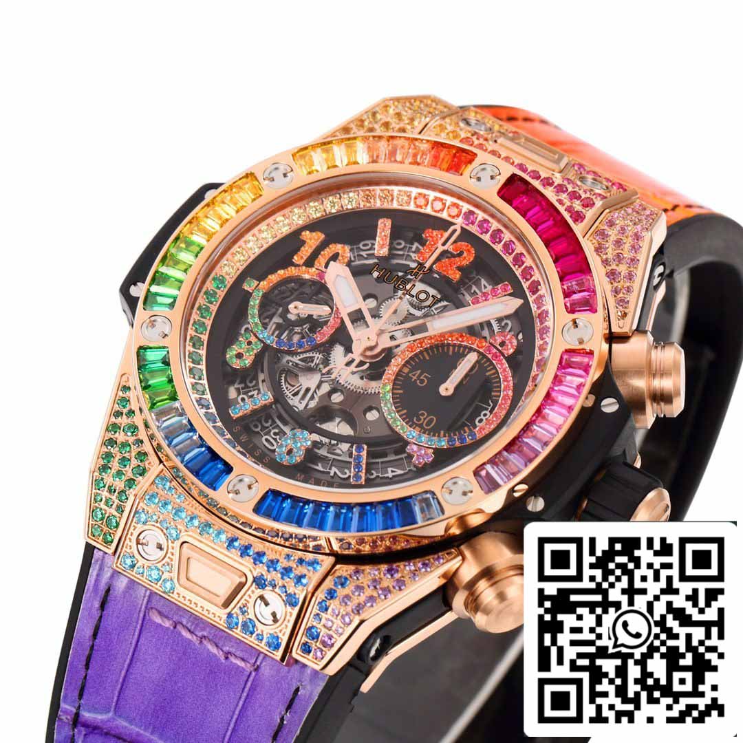 Hublot Big Bang King Gold Rainbow 411.OX.9910.LR.0999 1:1 Best Edition BBF Factory