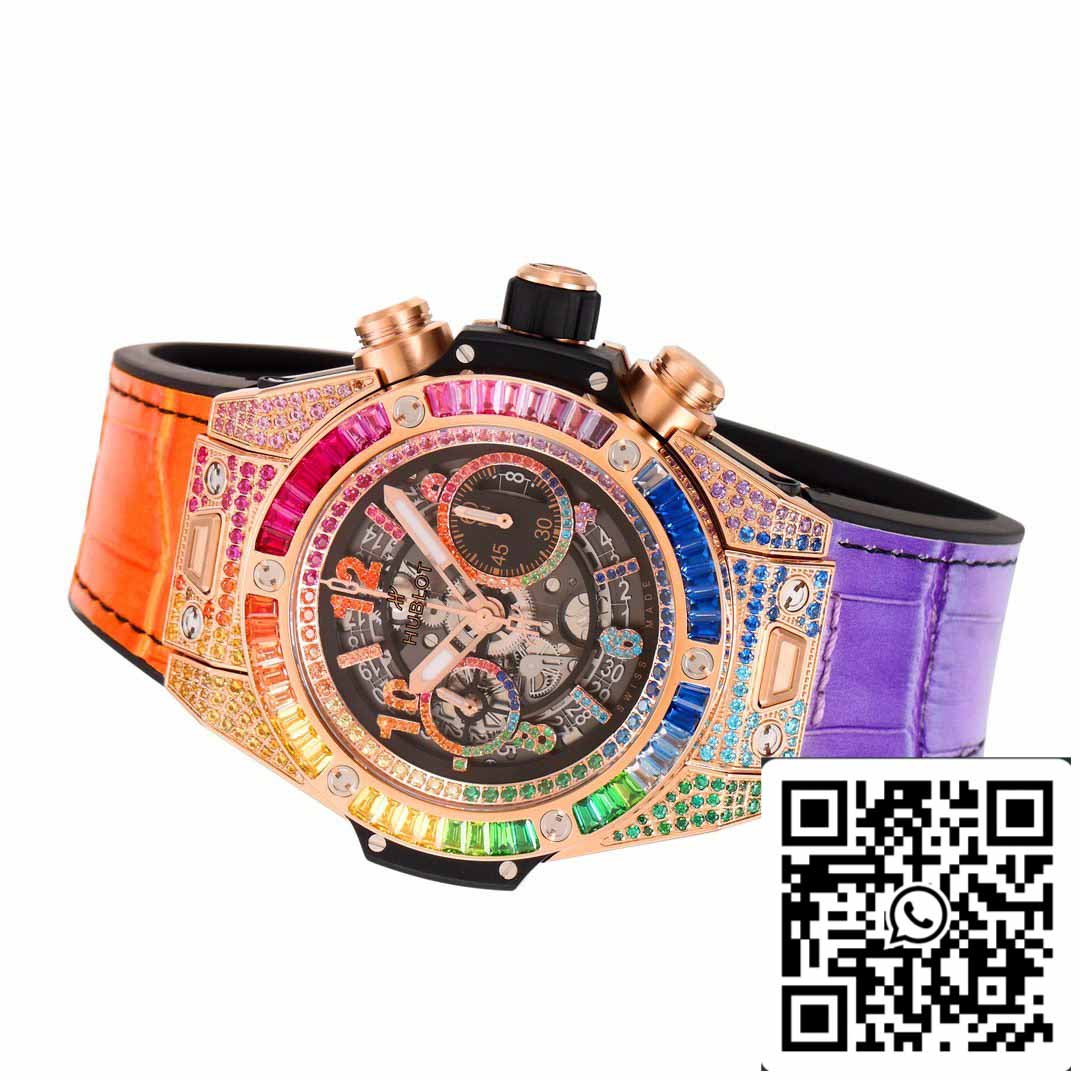 Hublot Big Bang King Gold Rainbow 411.OX.9910.LR.0999 1:1 Mejor Edición BBF Factory 