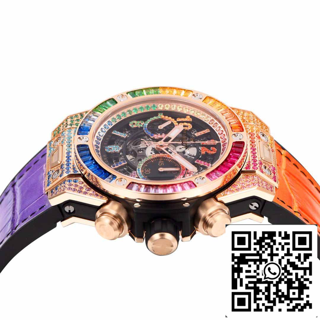 Hublot Big Bang King Gold Rainbow 411.OX.9910.LR.0999 1:1 Mejor Edición BBF Factory 