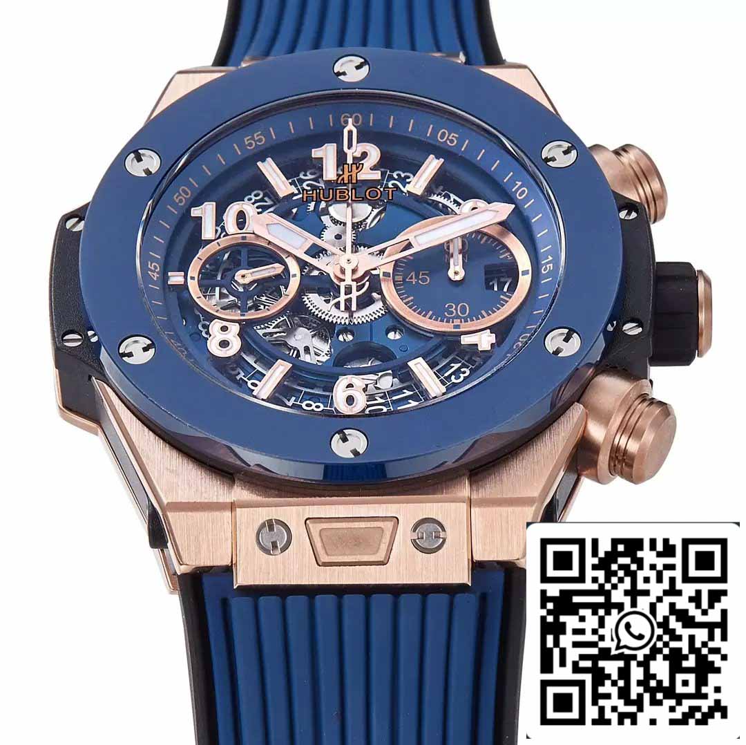 Hublot Big Bang Unico King Oro Azul Cerámica 421.OL.5180.RX 1:1 Mejor Edición BBF Factory 