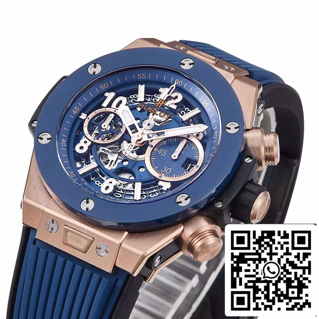 Hublot Big Bang Unico King Oro Azul Cerámica 421.OL.5180.RX 1:1 Mejor Edición BBF Factory 