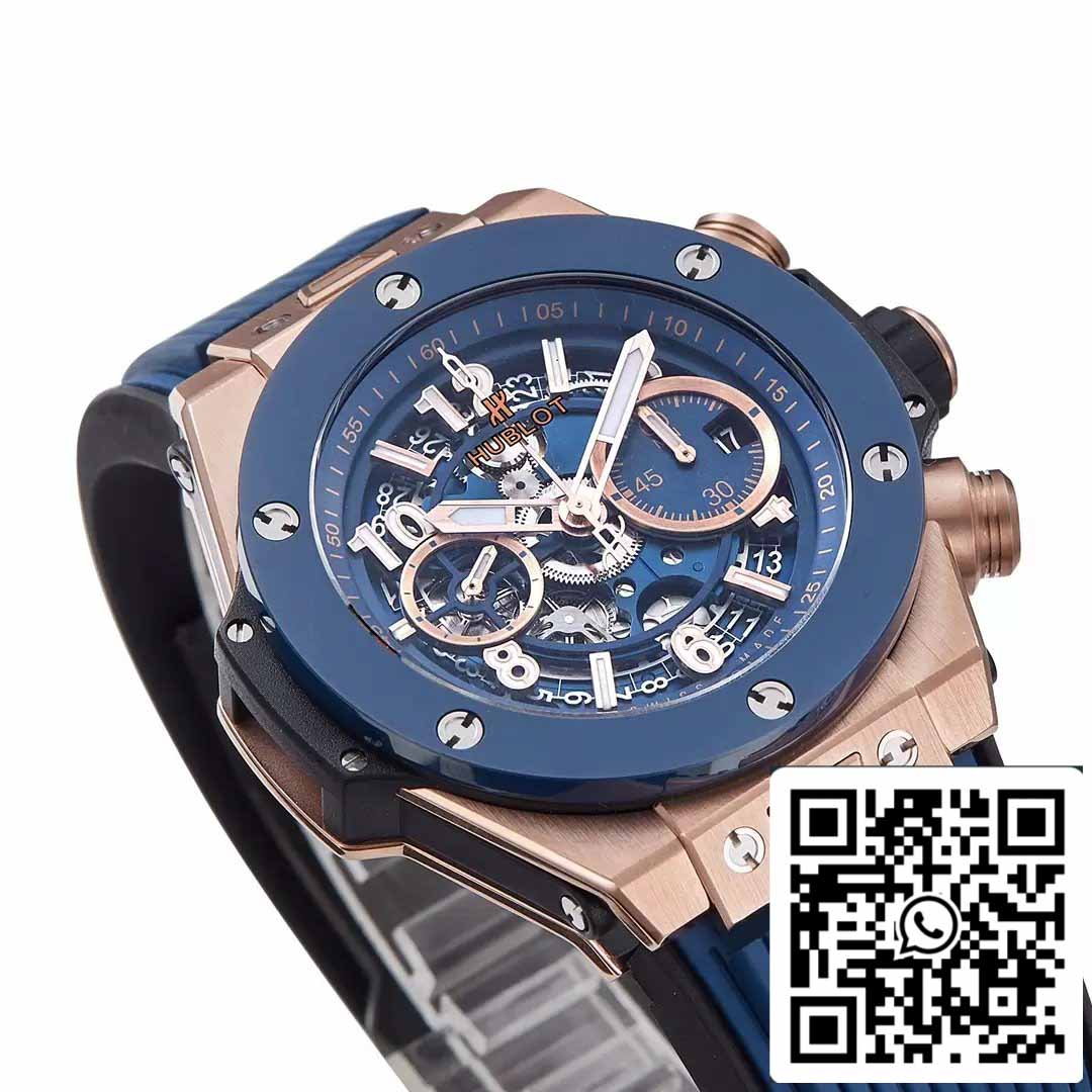 Hublot Big Bang Unico King Gold Blue Ceramic 421.OL.5180.RX 1:1 Best Edition BBF Factory