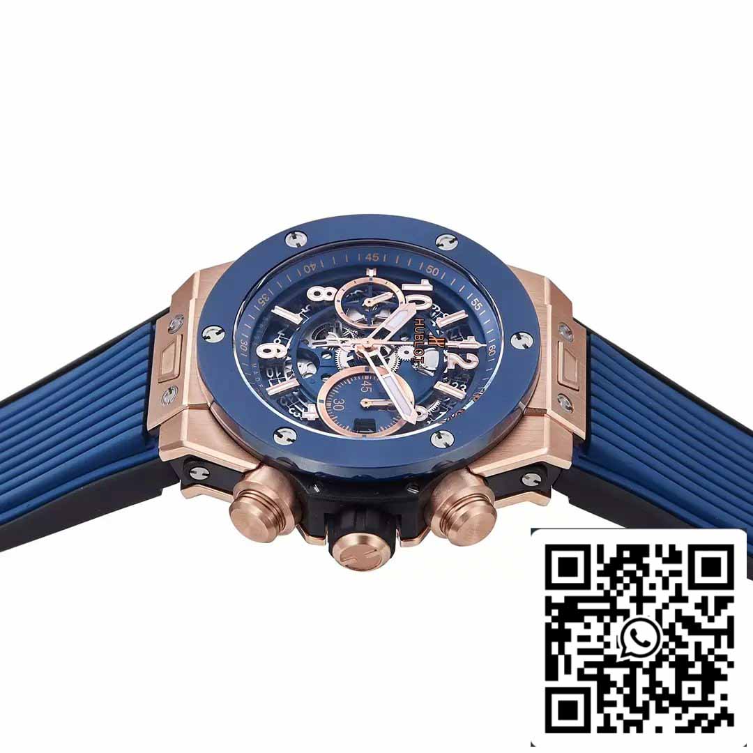 Hublot Big Bang Unico King Gold Blue Ceramic 421.OL.5180.RX 1:1 Best Edition BBF Factory