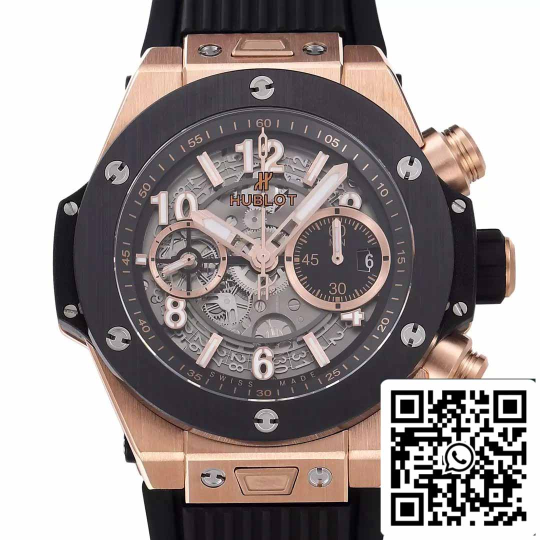 Hublot Big Bang Unico King Oro Negro Cerámica 421.OM.1180.RX 1:1 Mejor Edición BBF Factory 