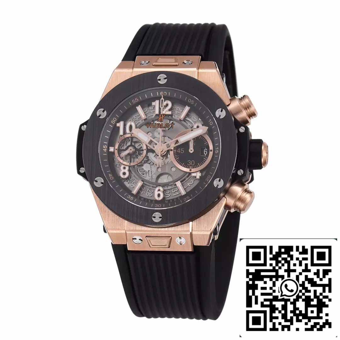 Hublot Big Bang Unico King Oro Negro Cerámica 421.OM.1180.RX 1:1 Mejor Edición BBF Factory 